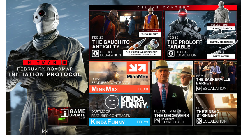 What Does Hitman 3 Deluxe Edition Include