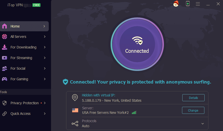 iTop VPN free download iTop VPN free download