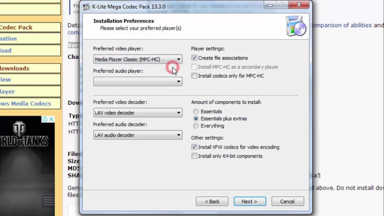K-Lite Mega Codec Pack Free Download 