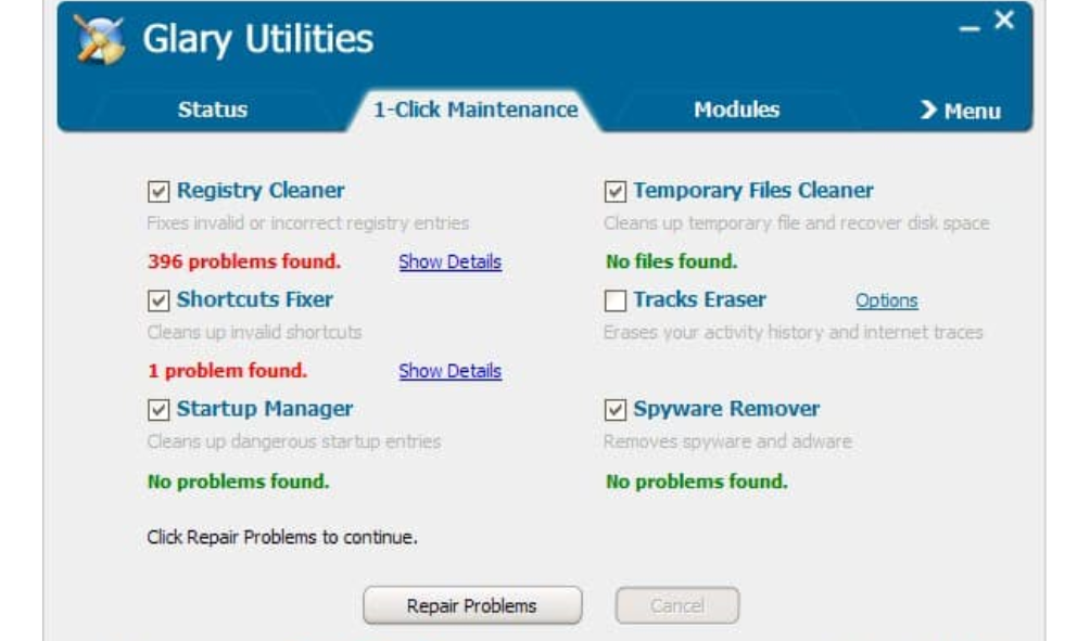Glary Utilities Free Download Italiano