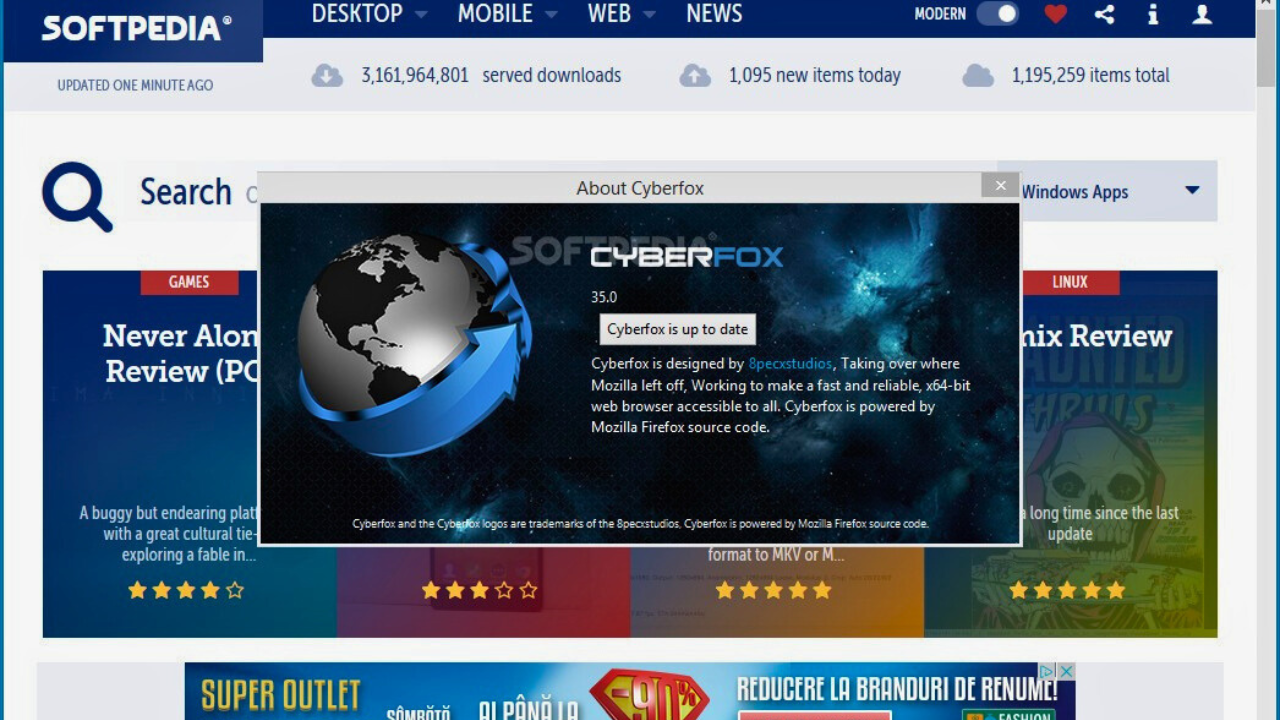 Cyberfox latest updates Cyberfox latest updates