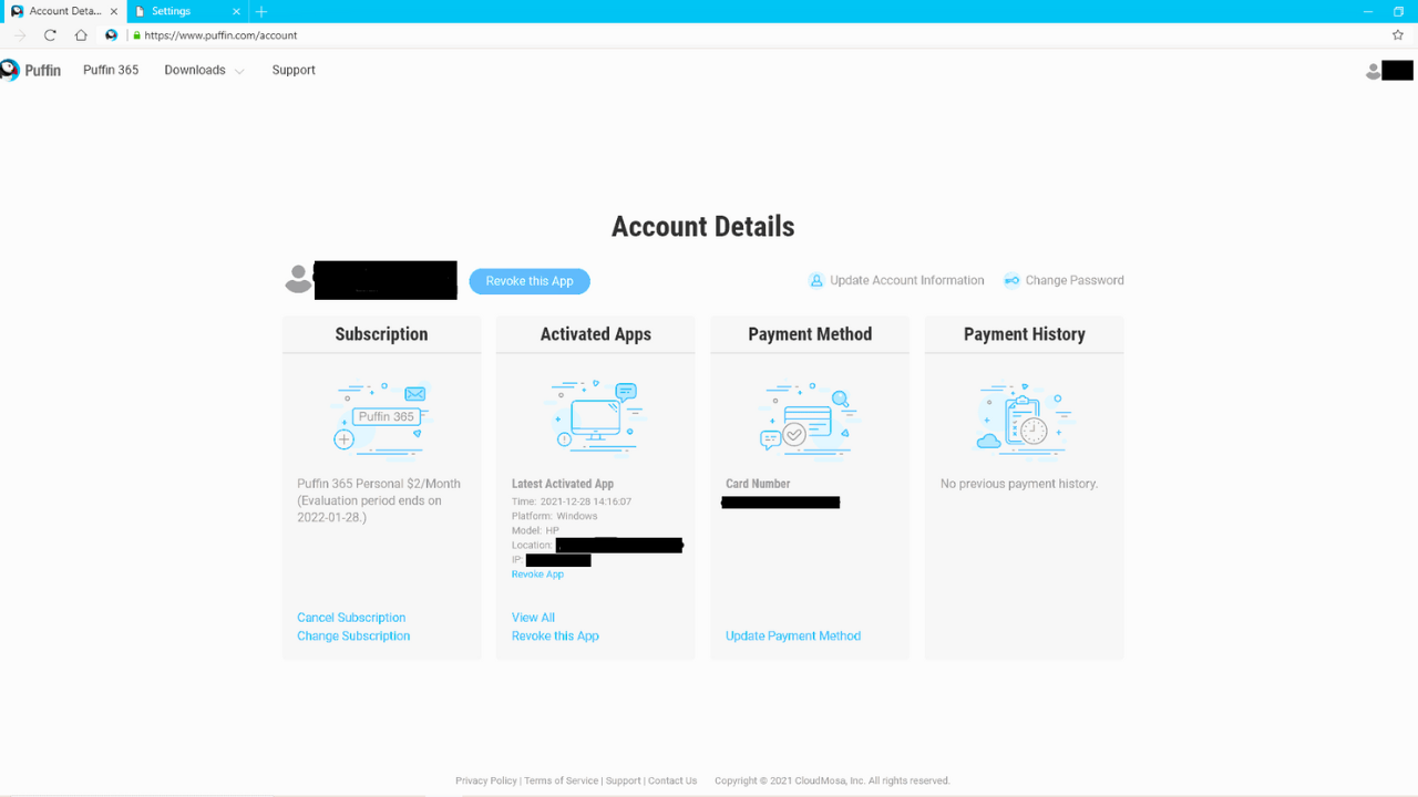 Puffin Secure Browser updates Puffin Secure Browser updates